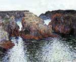 Claude Monet, Rocks at Belle-Ile Fine Art Reproduction Oil Painting