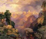 Thomas Moran, Grand Canyon with Rainbows Fine Art Reproduction Oil Painting
