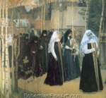 Mikhail Nestorov, Taking the Veil Fine Art Reproduction Oil Painting