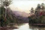 W.C. Piguenit, On the Craycroft+ Tasmania Fine Art Reproduction Oil Painting