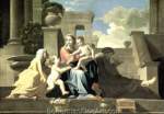 Nicolas Poussin, The Holy Family on the Steps Fine Art Reproduction Oil Painting