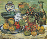 Maurice Prendergast, Still Life with Apples Fine Art Reproduction Oil Painting