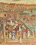 Maurice Prendergast, Ponte Della Paglia+ Venice Fine Art Reproduction Oil Painting