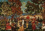Maurice Prendergast, Landscape With Figures Fine Art Reproduction Oil Painting