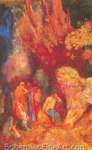 Odilon Redon, Enchanted Cave Fine Art Reproduction Oil Painting