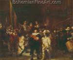 Harmenszoon Rembrandt, The Night Watch Fine Art Reproduction Oil Painting