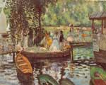 Pierre August Renoir, La Grenouillere Fine Art Reproduction Oil Painting