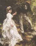 Pierre August Renoir, Promenade Fine Art Reproduction Oil Painting
