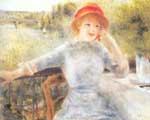 Pierre August Renoir, Alphonsine Fournaise Fine Art Reproduction Oil Painting