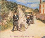 Theodore Robinson, The Wedding March Fine Art Reproduction Oil Painting