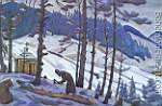 Nicholas Roerich, Sergius the Builder Fine Art Reproduction Oil Painting