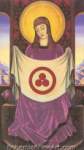 Nicholas Roerich, Madonna Oriflamma Fine Art Reproduction Oil Painting