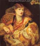 Dante Gabriel Rossetti, Monna Vanna Fine Art Reproduction Oil Painting