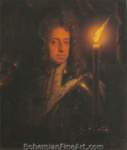 Godfried Schalcken, Willem III by Candlelight Fine Art Reproduction Oil Painting