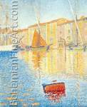 Paul Signac, The Red Buoy+ Saint Tropez Fine Art Reproduction Oil Painting