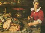 Frans Snyders, Cook with Food Fine Art Reproduction Oil Painting