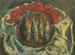 Chaim Soutine, Fish and Tomatoes Fine Art Reproduction Oil Painting