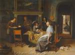 Jan Steen, The Cardplayers Fine Art Reproduction Oil Painting