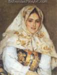 Vasily Surikov, A Siberian Beauty Fine Art Reproduction Oil Painting