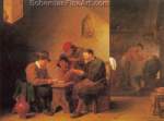 David Teniers the Younger, Card Players Fine Art Reproduction Oil Painting