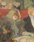Henri Toulouse-Lautrec, In a Private Room at the Rat Mort Fine Art Reproduction Oil Painting