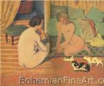 Felix Vallotton, Women with Cats Fine Art Reproduction Oil Painting