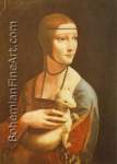 Leonardo Da Vinci, Cecilia Gallerani Fine Art Reproduction Oil Painting