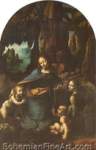Leonardo Da Vinci, Madonna on the Rocks Fine Art Reproduction Oil Painting