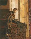 Edouard Vuillard, Femme a la Fenetre Fine Art Reproduction Oil Painting
