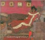 Edouard Vuillard, Symphony in Red Fine Art Reproduction Oil Painting