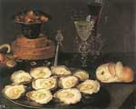 Osias Beert, Oysters Fine Art Reproduction Oil Painting