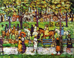Maurice Prendergast, Central Park Fine Art Reproduction Oil Painting