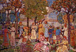 Maurice Prendergast, Holidays Fine Art Reproduction Oil Painting